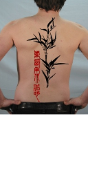 Chinese Bamboo Tattoo, NganFineArt.com